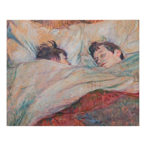Toulouse_Lautrec _ The Bed Faux Canvas Print