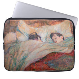 Toulouse-Lautrec - The Bed Laptop Sleeve