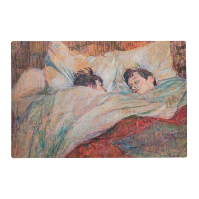 Toulouse-Lautrec - The Bed Placemat (Front)