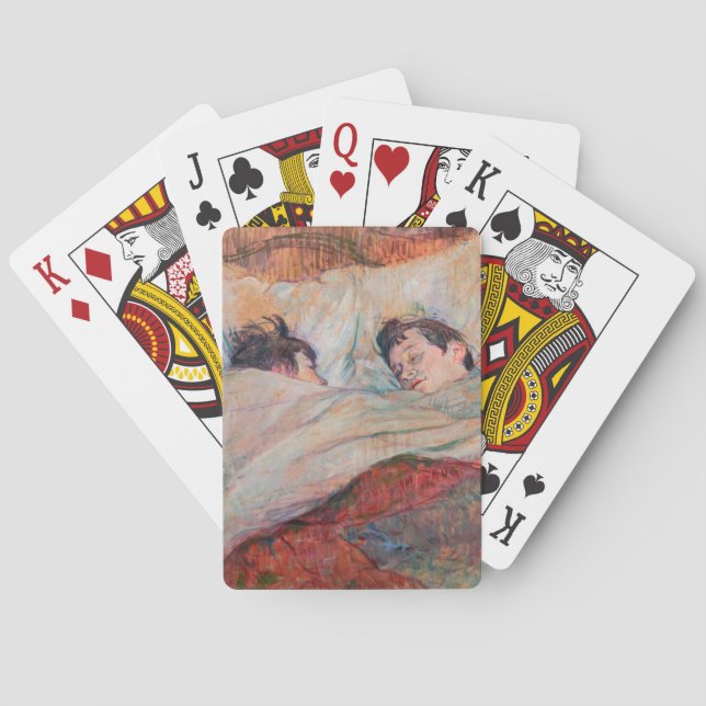 Toulouse-Lautrec - The Bed Poker Cards (Back)