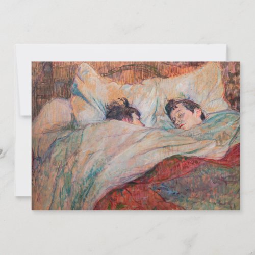Toulouse_Lautrec _ The Bed Thank You Card