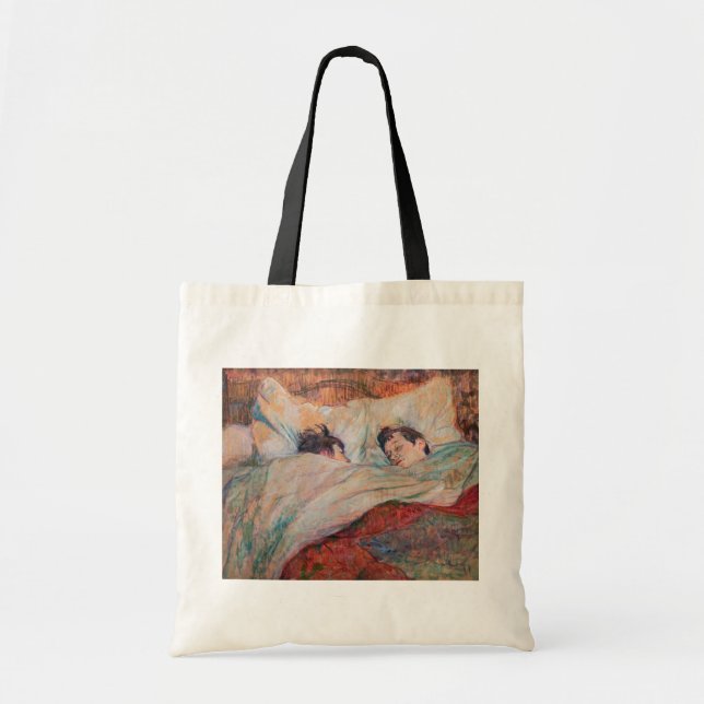 Toulouse-Lautrec - The Bed Tote Bag (Front)