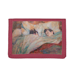 Toulouse-Lautrec - The Bed Trifold Wallet