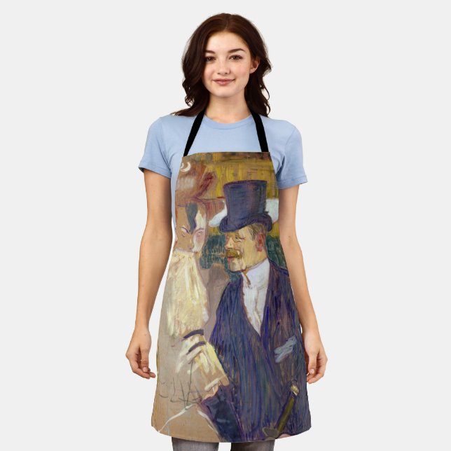 Toulouse-Lautrec - The Englishman at the Rouge Apron (Worn)