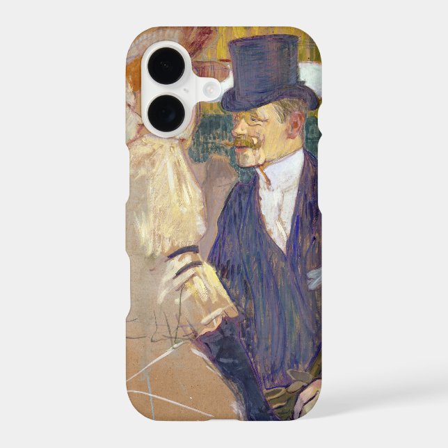 Toulouse-Lautrec - The Englishman at the Rouge Case-Mate iPhone Case (Back)
