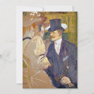 Toulouse-Lautrec - The Englishman at the Rouge Invitation