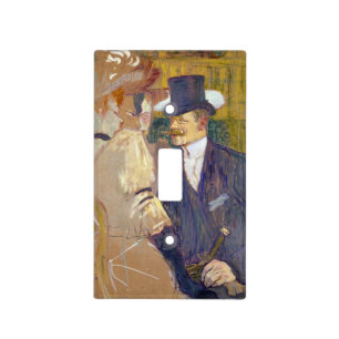 Toulouse-Lautrec - The Englishman at the Rouge Light Switch Cover