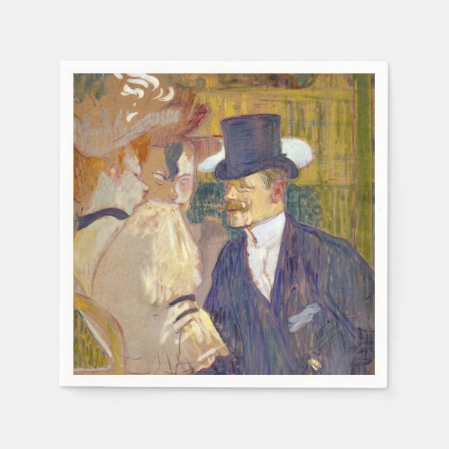 Toulouse-Lautrec - The Englishman at the Rouge Napkins (Front)