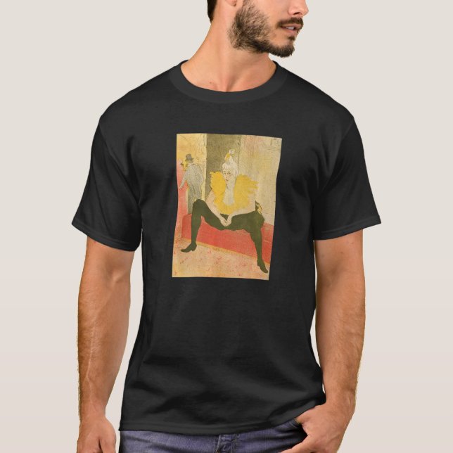 Toulouse Lautrec  The Seated Clowness 2 T-Shirt (Front)