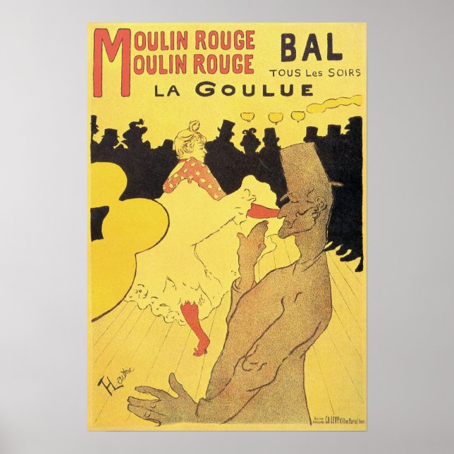Toulouse-Lautrec - Tous Les Soirs 1891 Poster (Front)