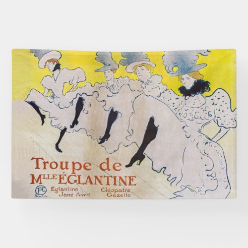 Toulouse_Lautrec _ Troupe de Mlle Eglantine Banner