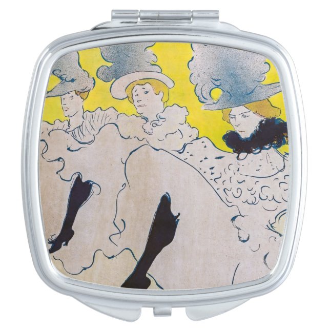 Toulouse-Lautrec - Troupe de Mlle Eglantine Compact Mirror (Front)