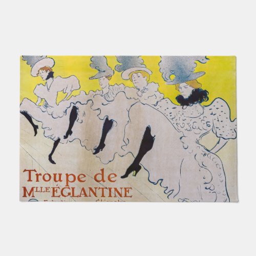 Toulouse_Lautrec _ Troupe de Mlle Eglantine Doormat