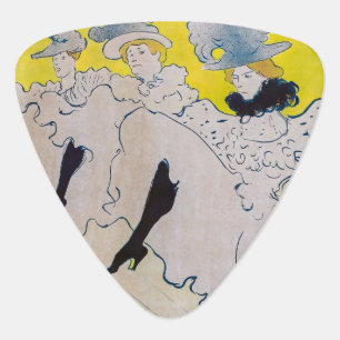 Toulouse-Lautrec - Troupe de Mlle Eglantine Guitar Pick