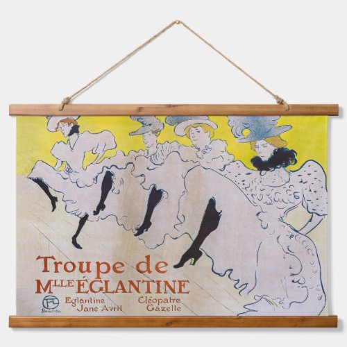 Toulouse_Lautrec _ Troupe de Mlle Eglantine Hanging Tapestry