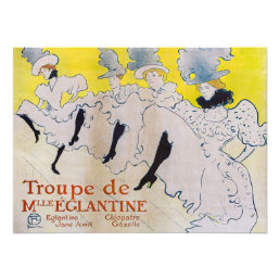 Toulouse-Lautrec - Troupe de Mlle Eglantine Photo Print