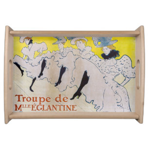Toulouse-Lautrec - Troupe de Mlle Eglantine Serving Tray