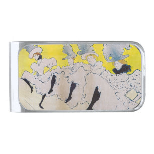 Toulouse-Lautrec - Troupe de Mlle Eglantine Silver Finish Money Clip