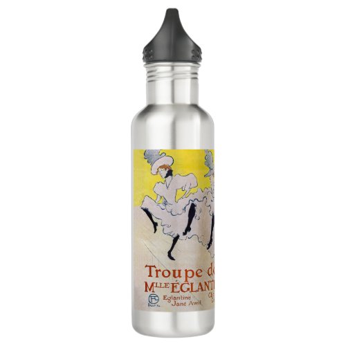 Toulouse_Lautrec _ Troupe de Mlle Eglantine Stainless Steel Water Bottle