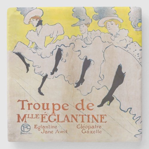 Toulouse_Lautrec _ Troupe de Mlle Eglantine Stone Coaster