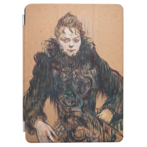 Toulouse_Lautrec _ Woman with a Black Boa iPad Air Cover