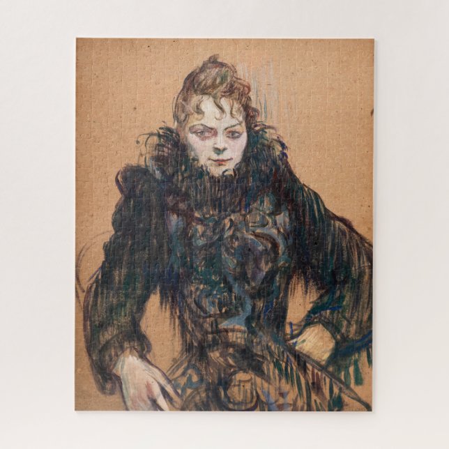 Toulouse-Lautrec - Woman with a Black Boa Jigsaw Puzzle (Vertical)
