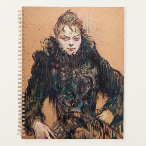 Toulouse_Lautrec _ Woman with a Black Boa Planner