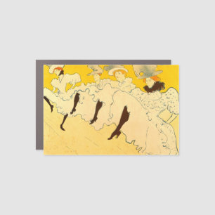 Toulouse Lautrec Yellow Dancing Girl Poster Car Magnet