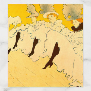 Toulouse Lautrec Yellow Dancing Girl Poster Envelope Liner