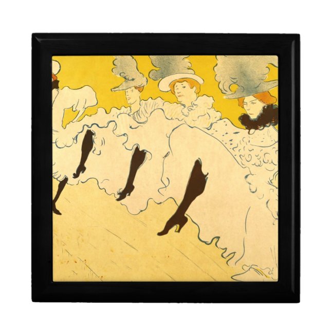 Toulouse Lautrec Yellow Dancing Girl Poster Gift Box (Front)