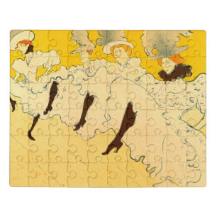 Toulouse Lautrec Yellow Dancing Girl Poster Jigsaw Puzzle