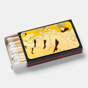 Toulouse Lautrec Yellow Dancing Girl Poster Matchboxes