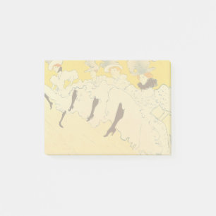 Toulouse Lautrec Yellow Dancing Girl Poster Post-it Notes