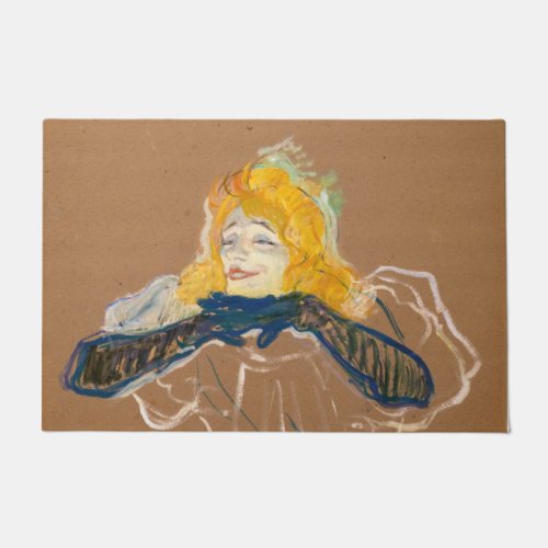 Toulouse_Lautrec _ Yvette Guilbert Singing Doormat