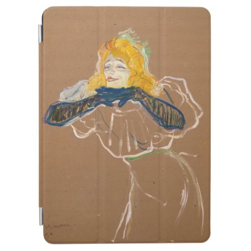 Toulouse_Lautrec _ Yvette Guilbert Singing iPad Air Cover