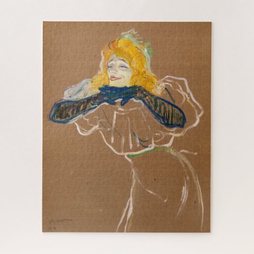 Toulouse_Lautrec _ Yvette Guilbert Singing Jigsaw Puzzle