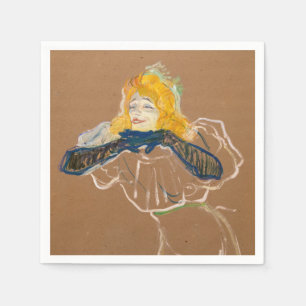 Toulouse-Lautrec - Yvette Guilbert Singing Napkins