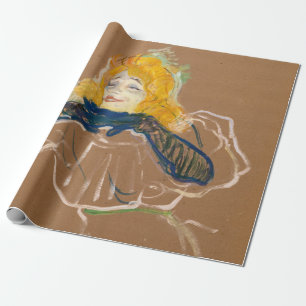 Toulouse-Lautrec - Yvette Guilbert Singing Wrapping Paper