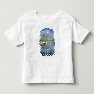 Tour Boat Docked at Two Medicine Lake in Glacier Toddler T-shirt