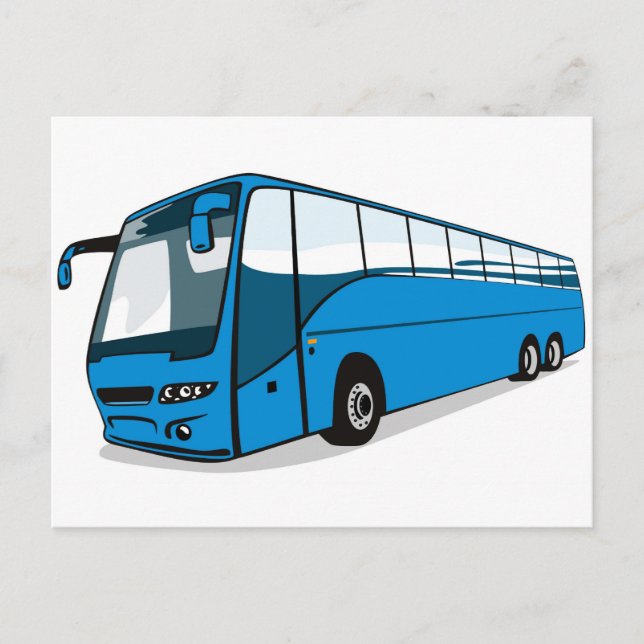 tour bus coach transport postcard (Front)