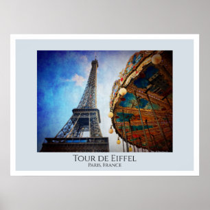 Tour de Eiffel Paris Poster