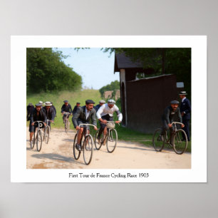 Tour de France 1903 First Race Color Redux Poster