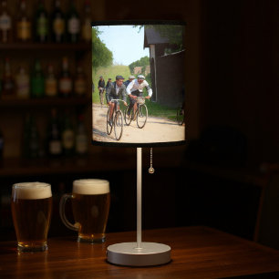Tour de France 1903 First Race Color Redux Table Lamp