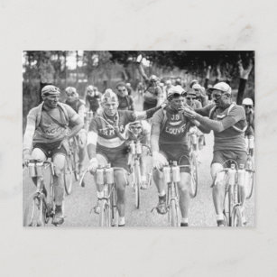 Tour De France 1920s Postcard