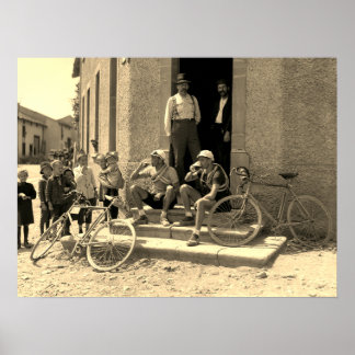 Tour de France 1921 After The Stage Beer Time Colo Poster