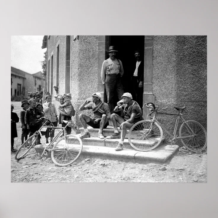 Tour de France 1921 After The Stage Beer Time Poster Zazzle
