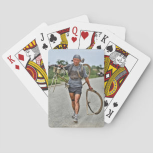 Tour de France 1928 Stage 7 Italian Giusto Cerutti Poker Cards
