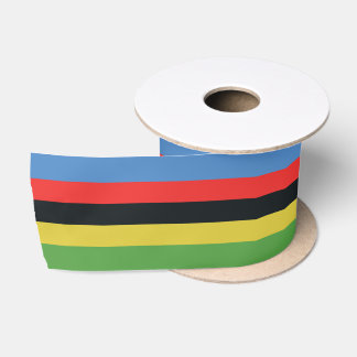 Tour de France Cycling Champion Rainbow Jersey Satin Ribbon