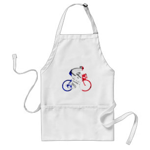 Tour de france cyclist adult apron