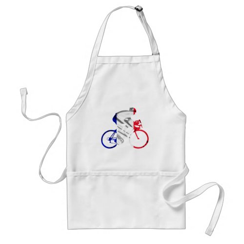 Tour de france cyclist adult apron